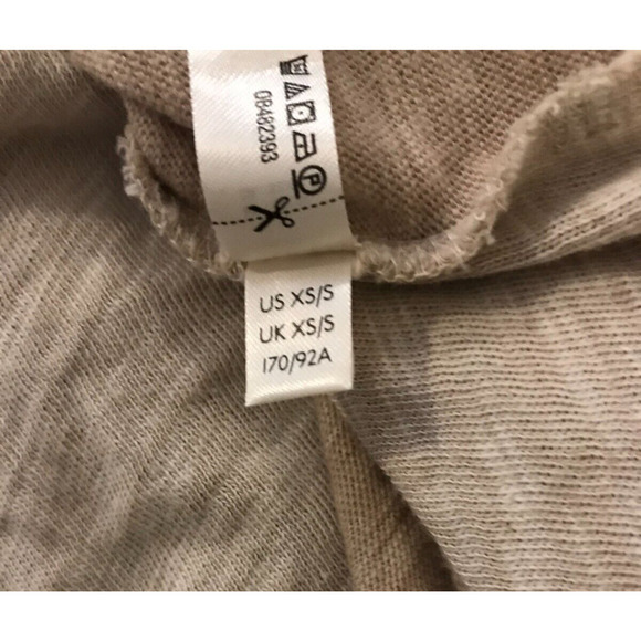 Free People FP Beach Beige Cocoon Cowl Neck Long Sleeve Pullover Top - EXSM/SM - Picture 9 of 10